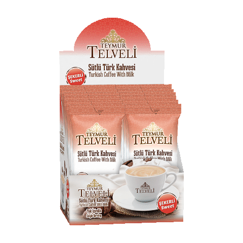 instant turkish coffee with milk sweet